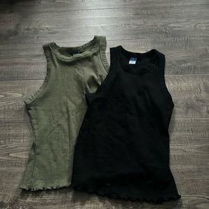 Two Old Navy tank tops